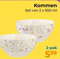 Trekpleister Kommen aanbieding