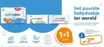 Trekpleister WaterWipes aanbieding