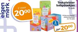 Trekpleister Trekpleister babydoekjes aanbieding