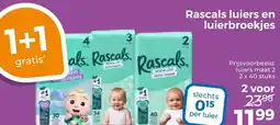 Trekpleister Rascals luiers en luierbroekjes aanbieding
