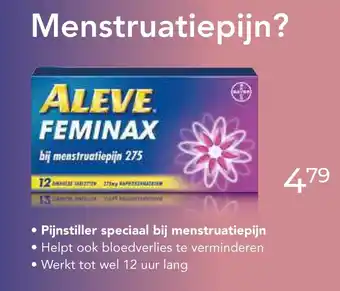 Trekpleister ALEVE FEMINAX aanbieding