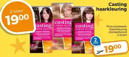 Trekpleister Casting haarkleuring aanbieding