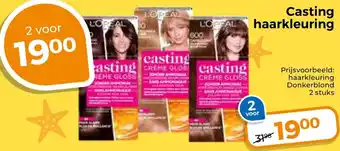 Trekpleister Casting haarkleuring aanbieding