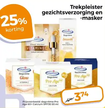 Trekpleister Trekpleister gezichtsverzorging en masker aanbieding