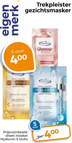 Trekpleister Trekpleister gezichtsmasker aanbieding