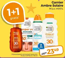 Trekpleister Garnier Ambre Solaire aanbieding
