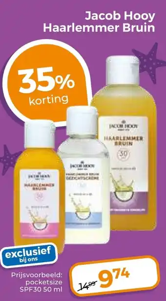 Trekpleister Jacob Hooy Haarlemmer Bruin aanbieding