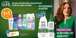 Trekpleister Keuze uit het hele assortiment Guhl en John Frieda aanbieding
