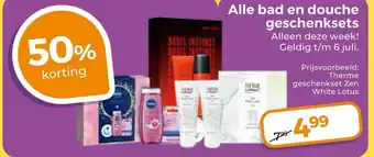 Trekpleister Alle bad en douche geschenksets aanbieding