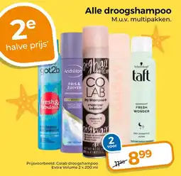 Trekpleister Alle droogshampoo aanbieding