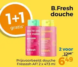 Trekpleister B.Fresh douche aanbieding