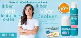 Trekpleister Keuze uit het hele Deoleen assortiment aanbieding