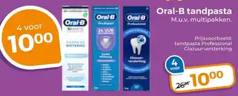 Trekpleister Oral-B tandpasta aanbieding
