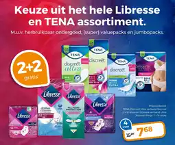 Trekpleister Keuze uit het hele Libresse en TENA assortiment aanbieding