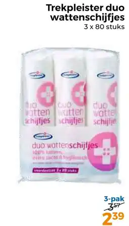 Trekpleister Trekpleister duo wattenschijfjes aanbieding