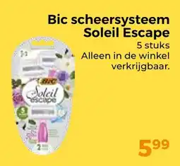 Trekpleister Bic scheersysteem Soleil Escape aanbieding