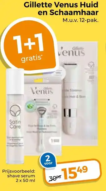 Trekpleister Gillette Venus Huid en Schaamhaar aanbieding