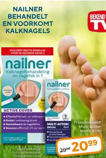 Trekpleister NAILNER BEHANDELT EN VOORKOMT KALKNAGELS aanbieding