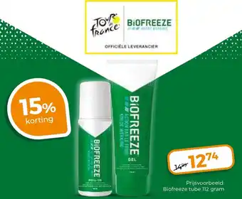 Trekpleister Biofreeze tube aanbieding