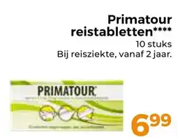 Trekpleister Primatour reistabletten aanbieding