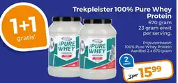 Trekpleister Trekpleister 100% Pure Whey Protein aanbieding