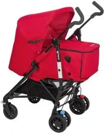Bol.com Safety 1st Easyway wandelwagen met reiswieg rood aanbieding