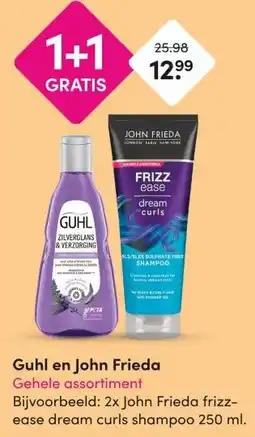DA Guhl en John Frieda aanbieding