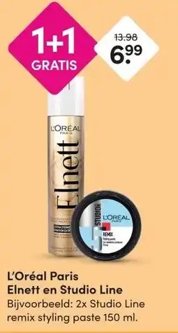DA L'Oréal Paris Elnett en Studio Line aanbieding