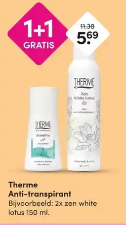 DA Therme Anti-transpirant aanbieding