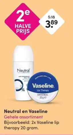 DA Neutral en Vaseline aanbieding