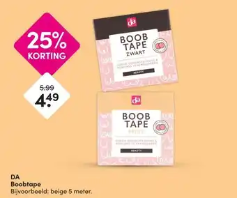 DA DA Boobtape aanbieding