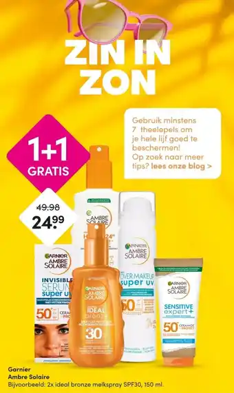 DA Garnier Ambre Solaire aanbieding
