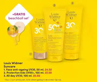 DA Louis Widmer Suncare aanbieding
