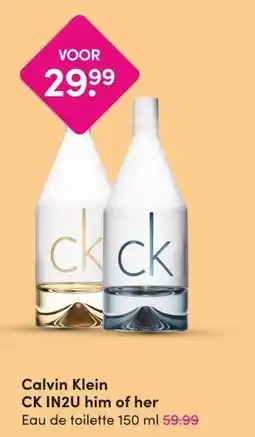 DA Calvin Klein CK IN2U him of her aanbieding