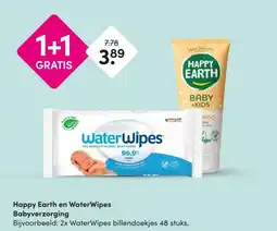 DA Happy Earth en WaterWipes Babyverzorging aanbieding