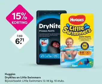 DA Huggies DryNites en Little Swimmers aanbieding
