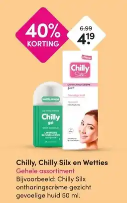 DA Chilly, Chilly Silx en Wetties Gehele assortiment aanbieding
