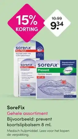 DA SoreFix aanbieding