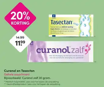 DA Curanol en Tasectan aanbieding