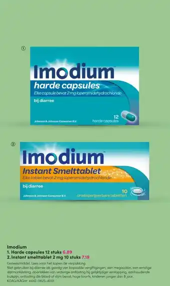 DA Imodium aanbieding