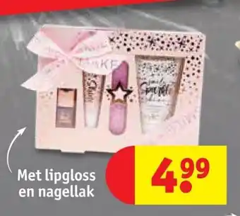 Kruidvat Met lipgloss en nagellak aanbieding