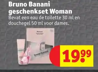 Kruidvat Bruno Banani geschenkset Woman 50 ml voor aanbieding