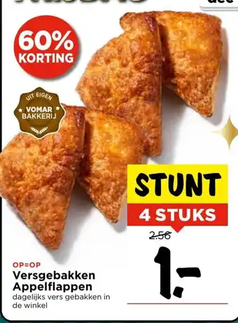 Vomar Voordeelmarkt Versgebakken Appelflappen aanbieding