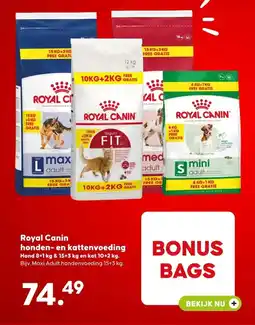 Pets Place Royal Canin honden- en kattenvoeding aanbieding