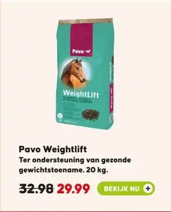 Pets Place Pavo Weightlift aanbieding