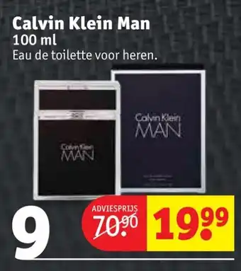 Kruidvat Calvin Klein Man 100 ml aanbieding