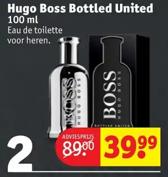 Kruidvat Hugo Boss Bottled United 100 ml aanbieding