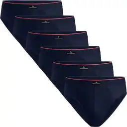 Amazon DANISH ENDURANCE Katoenen Slip, Klassiek Ondergoed, Hoge Beenuitsnijding, voor Heren, 6-pack aanbieding