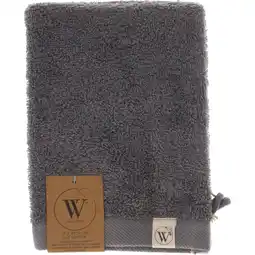 Albert Heijn Walra Washand remade cotton antraciet aanbieding