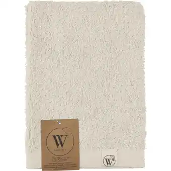 Albert Heijn Walra Washand remade cotton beige aanbieding